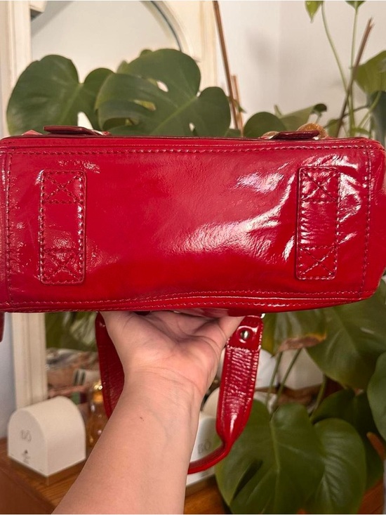 Y2K Michael Kors Red Patent Leather Shoulder Bag  Cherry Charms not included